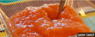 Compote cerises et bananes