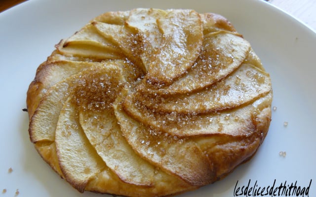 Tartelettes aux pommes en lamelles