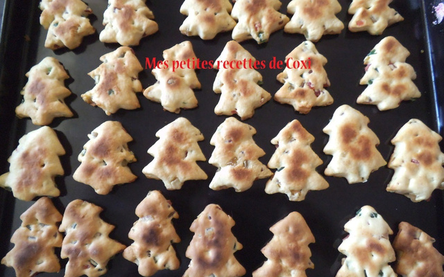 sapin de Noël aux fruits confits