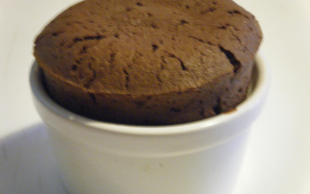 Fondant au chocolat cœur chocolat blanc