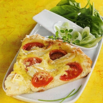 Tarte à la tomate gourmande