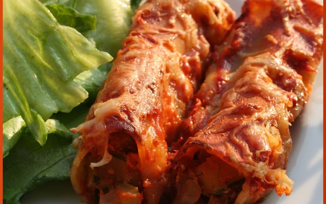 Cannellonis estivaux : courgettes-feta