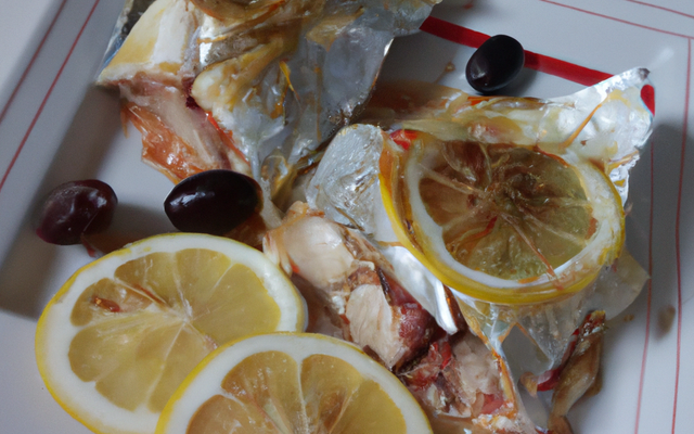 Papillotes de daurade à l'italienne