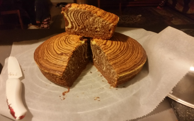 Gâteau zebra traditionnel 
