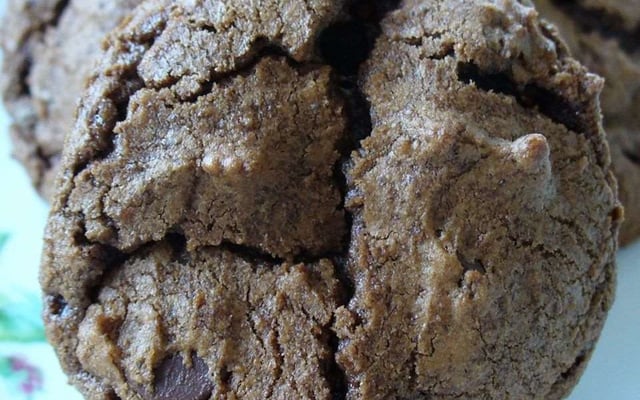 Cookies au café et aux noix de pecan avec pépites de chocolat