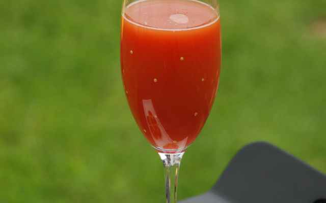 Smoothie tomates citrons et céleri
