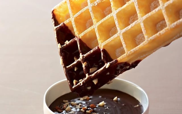 Gaufre chocolat noisettes