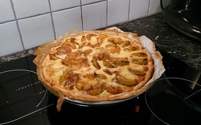 Tarte aux prunes et reines claudes