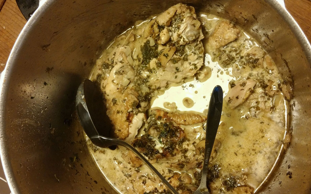 Poulet au riesling