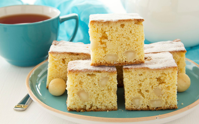 Brownie au chocolat blanc ou Blondie