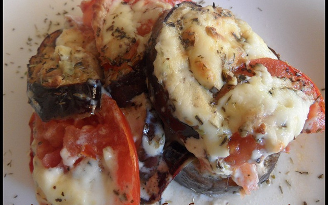 Gratin d' aubergines & tomates