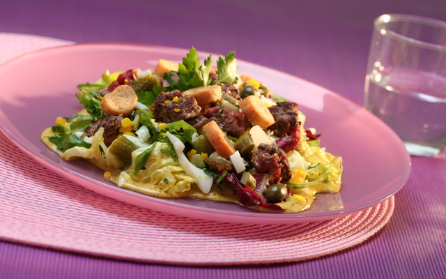 Salade aller-retour de bœuf