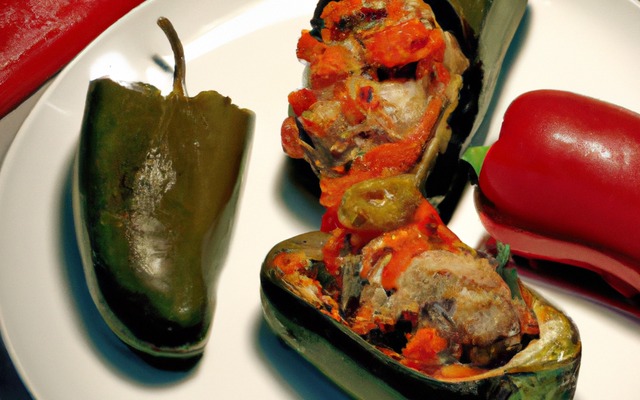 Poivrons farcis aux anchois