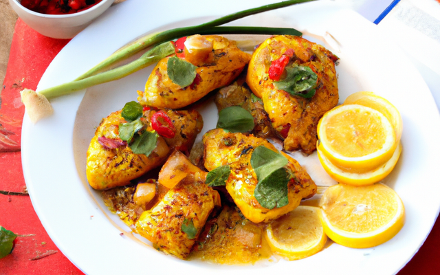 Poulet au citron épicé