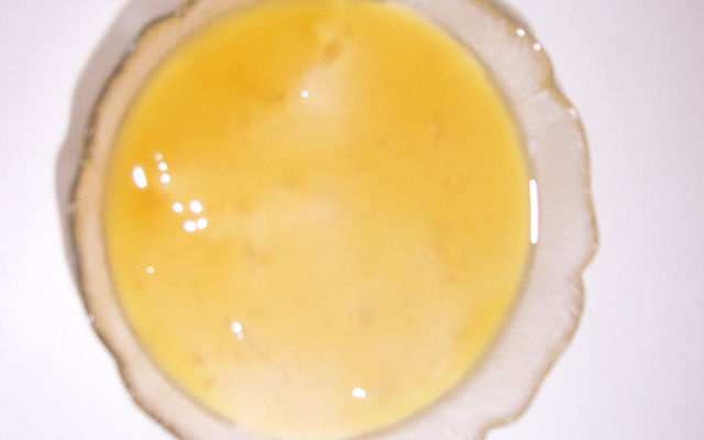 Panna cotta vanillée de poire sur un lit de spéculoos