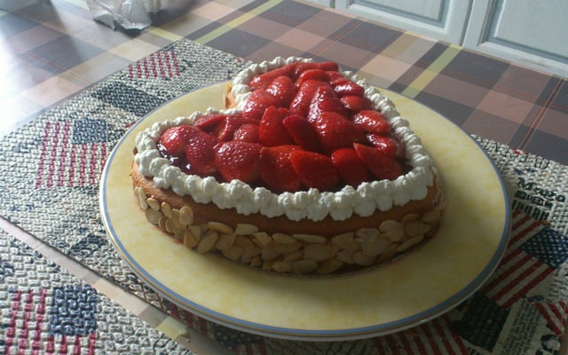 Cœur aux framboises