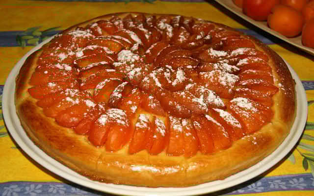 Douceur briochée aux abricots et à la vanille