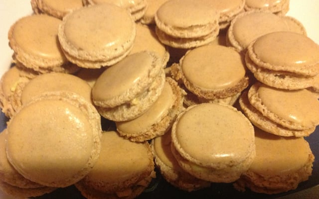 Macarons pain d'épice - foie gras