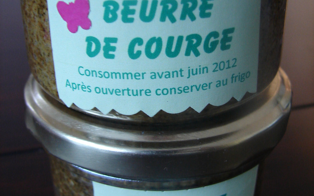 Beurre de courge à tartiner