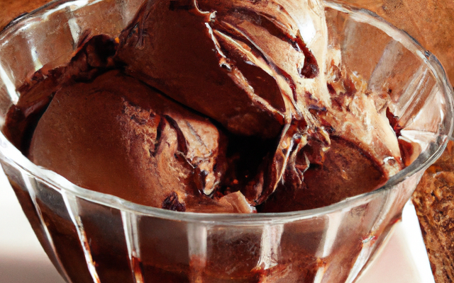 Glace au chocolat
