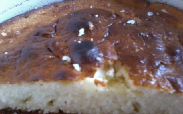 Gâteau au yaourt au léger goût de citron