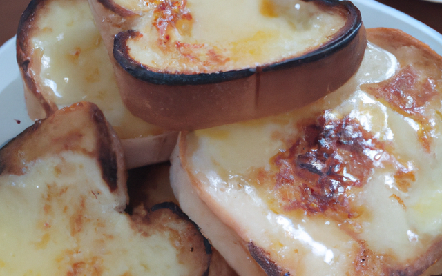 Toast chaud à la fourme d'ambert