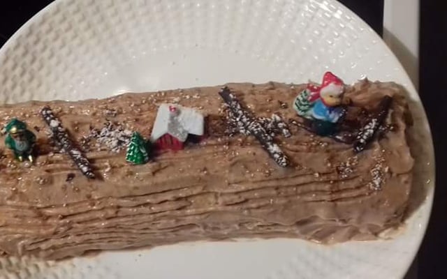 Bûche à la crème de marrons