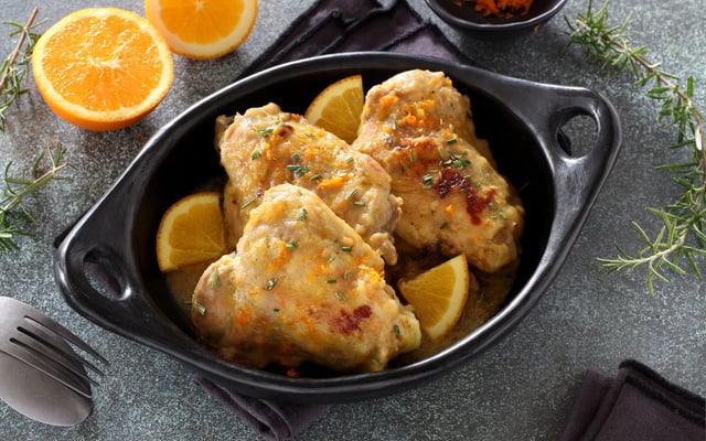 Poulet facile à l'orange