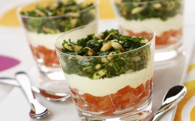 Verrines méditerranéennes au Chavroux®