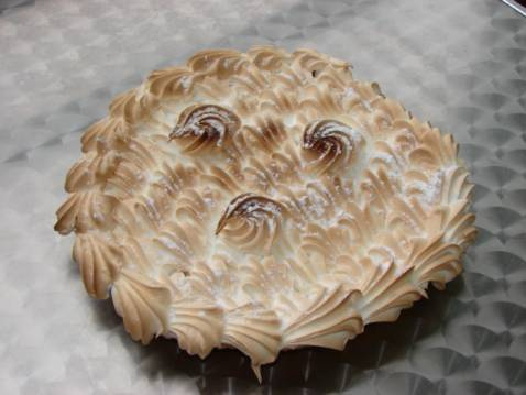 Tarte au citron et meringue aérienne