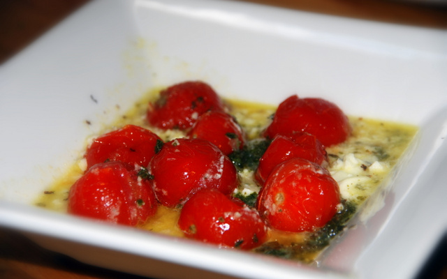 Papillote de tomates à la feta