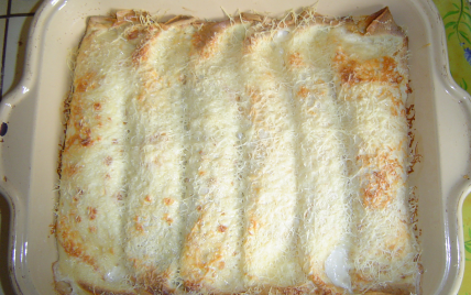 Crêpes au jambon gratinées