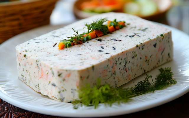 Terrine de crabe aux petits légumes (sans cuisson)