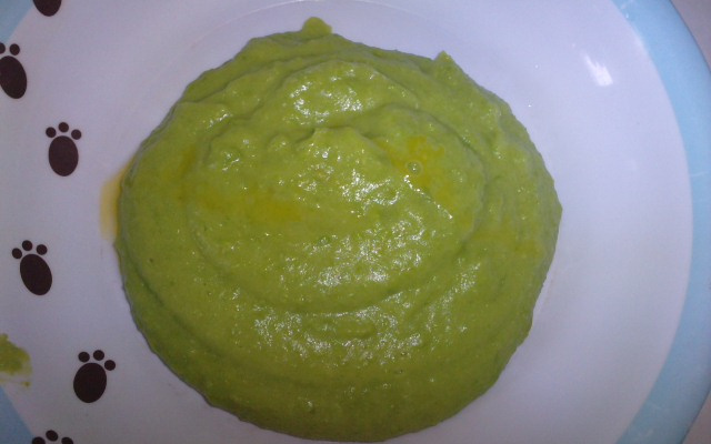Purée de petits pois