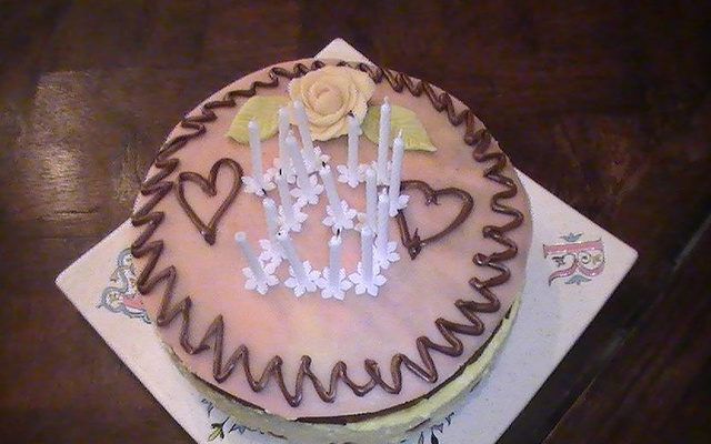 Le gâteau arc en ciel