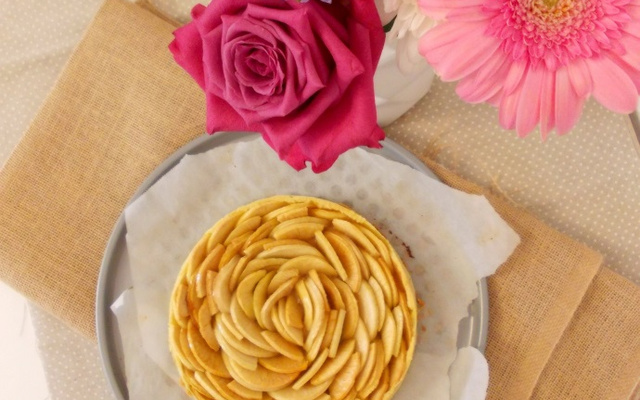 Tarte aux pommes à la compote