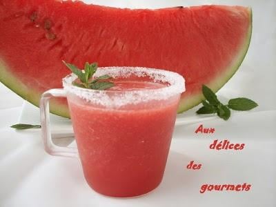 Gaspacho de pastèques et fraises