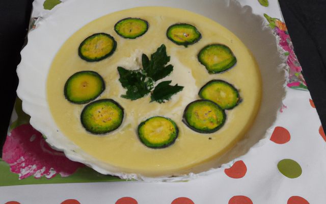Velouté de courgettes généreux
