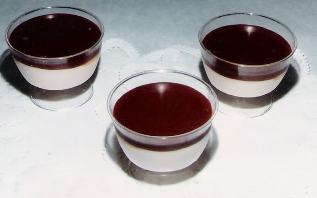 Coupelle de lait au chocolat