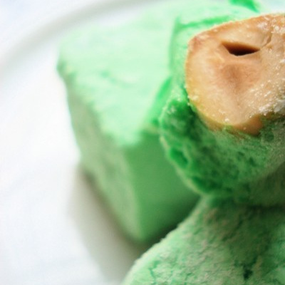 Guimauve pandan noisettes
