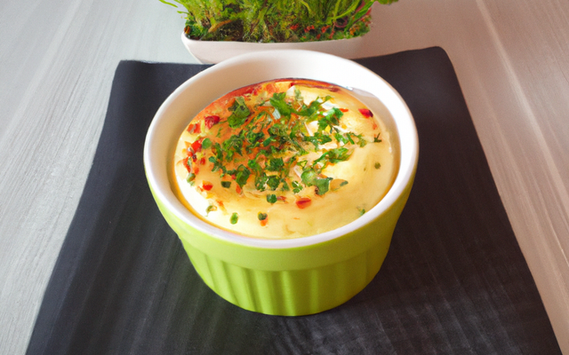 Soufflé au fromage et au cresson