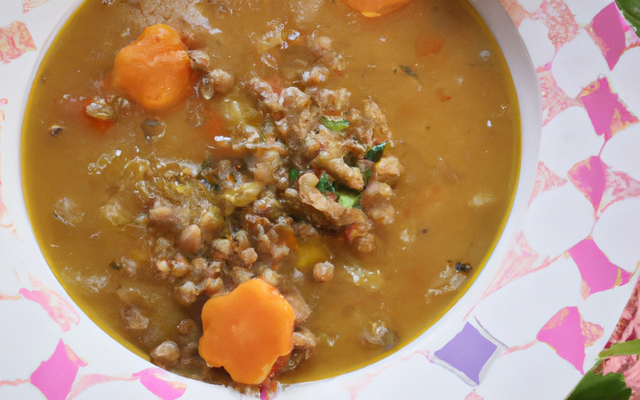 Soupe aux lentilles corail facile