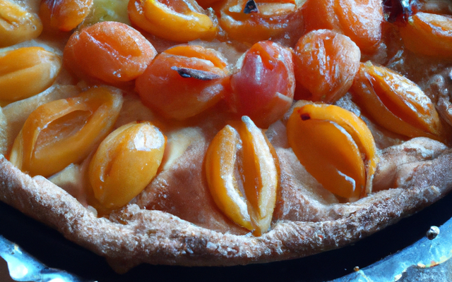 Tarte aux abricots sans crème ni amande