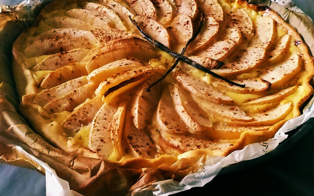 Tarte aux pommes de pro