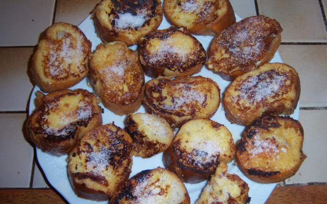 Pain perdu sans lait, sans œuf