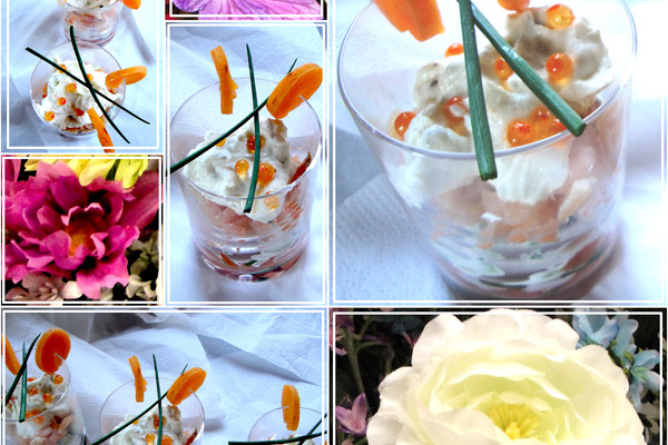 Verrine fraîcheur pour l'apéritif