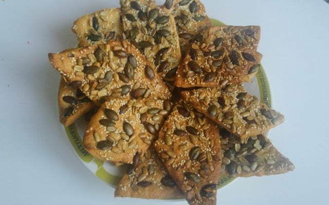 Knækbrød ou crackers danois aux graines
