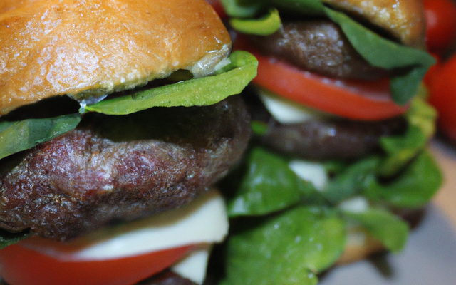 Hamburgers maison moins caloriques