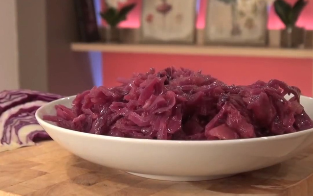 Compotée de chou rouge aux pommes