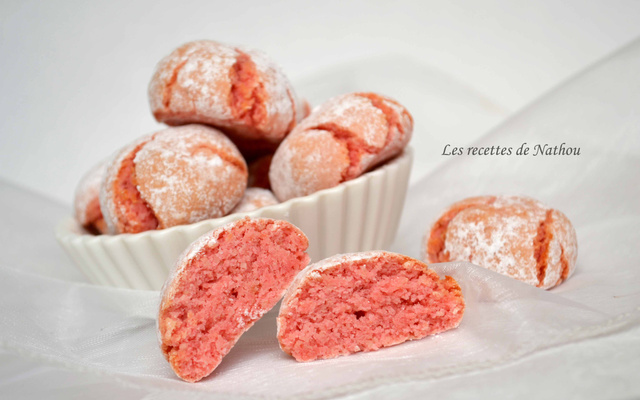 Amarettis aux biscuits roses de Reims